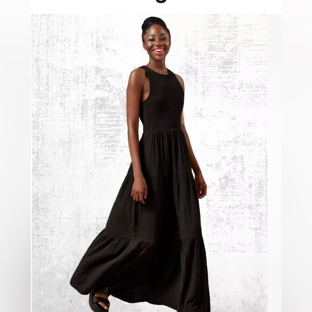 ME+EM Black Sleeveless Maxi Dress - Picture 4 of 5